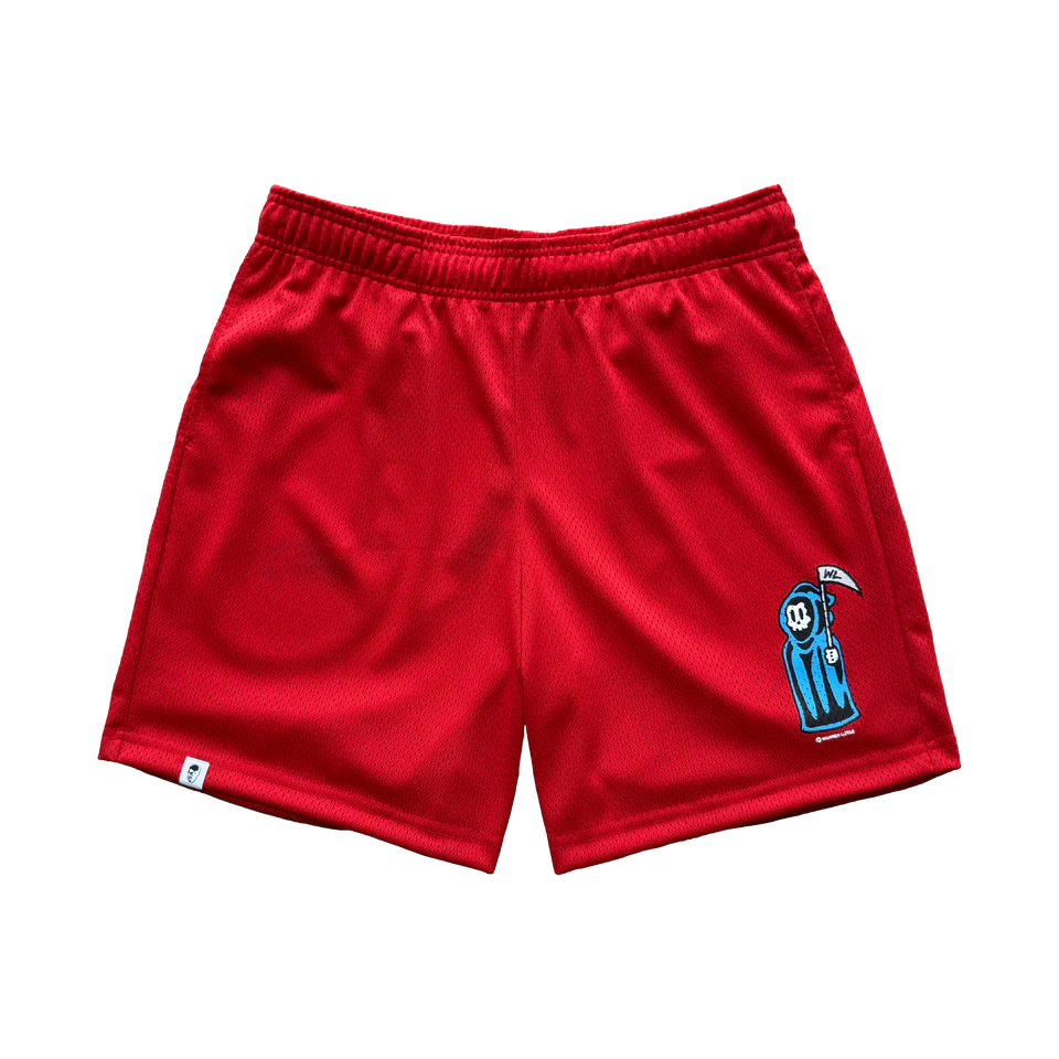 Baby Reaper Mesh Shorts - Red Baby Reaper Mesh Shorts - Red