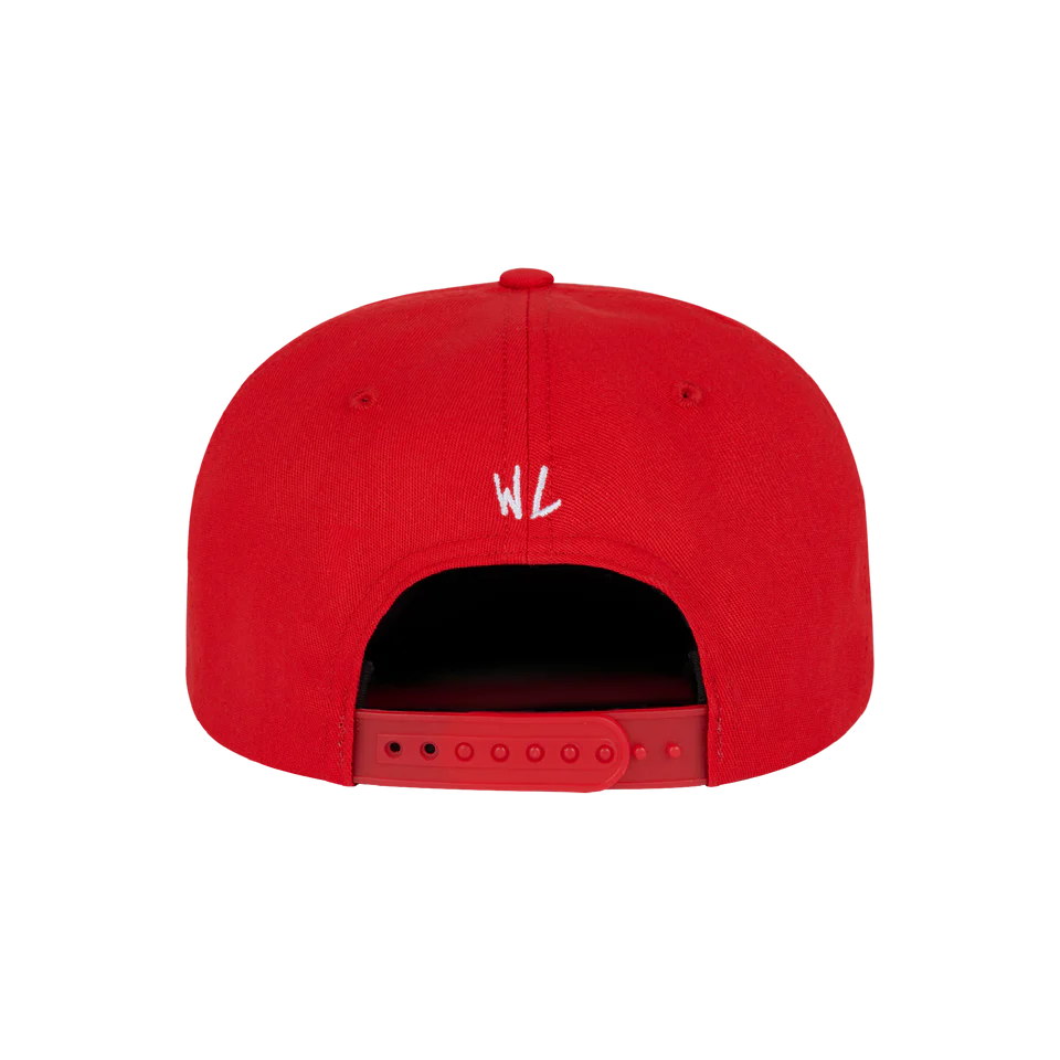 Bat Reaper Hat - White Red1 Bat Reaper Hat - White/Red