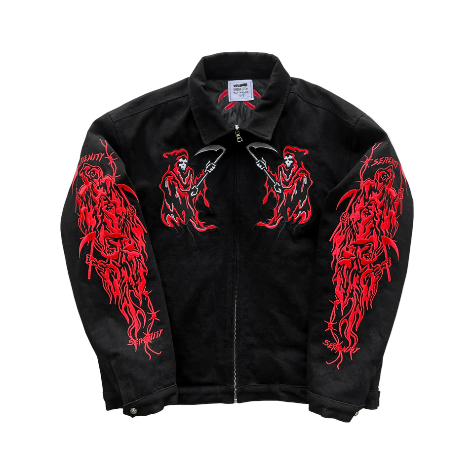Dueling Reaper Work Jacket - Black Dueling Reaper Work Jacket - Black