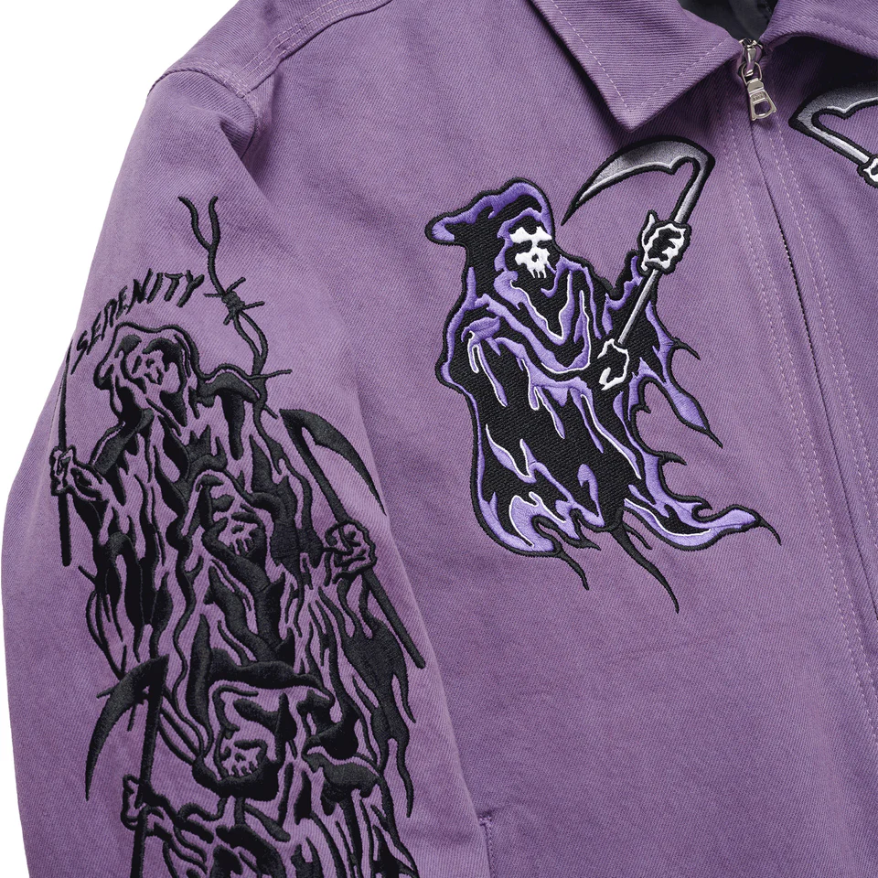 Dueling Reaper Work Jacket - Purple1 Dueling Reaper Work Jacket - Purple