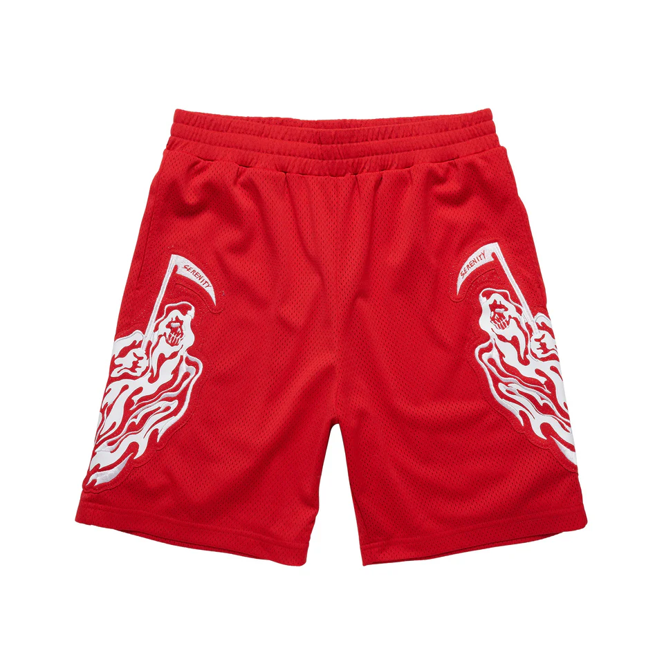 Serenity Mesh Shorts - Red Serenity Mesh Shorts - Red